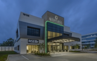 Modern medical office building designed by Browne McGregor Architects in Houston