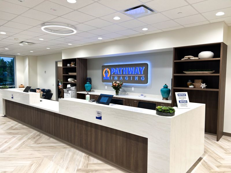 Medical reception desk